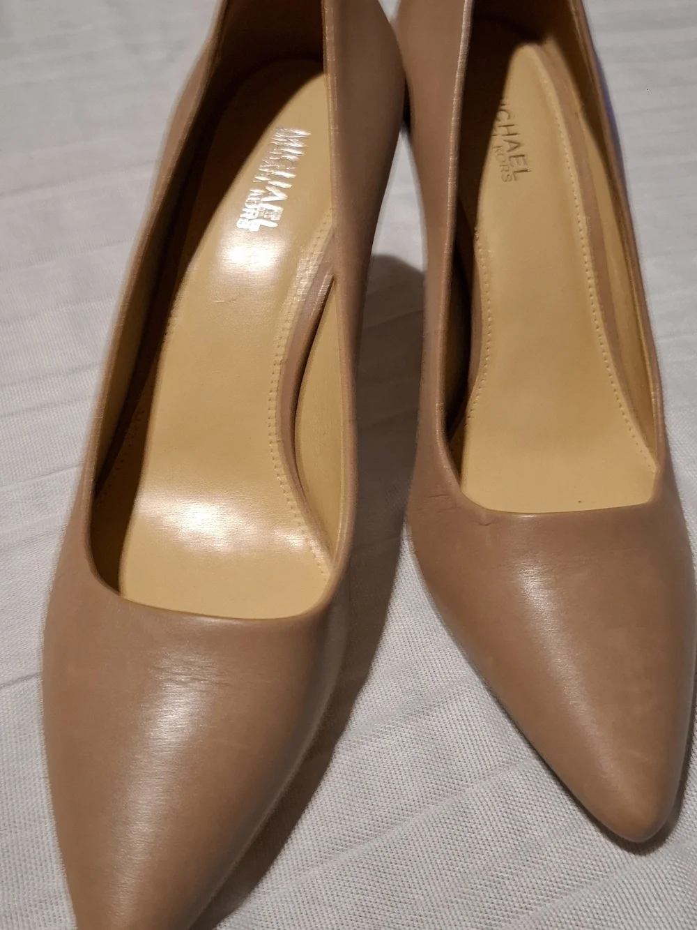 MICHAEL Michael Kors Women's Tan Pointed-Toe Pumps